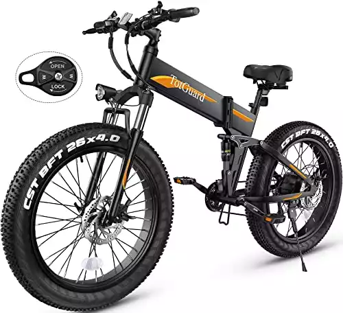 Wooken 26'' Folding Fat Tire Electric Bike for Adults