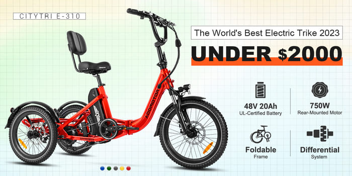 Addmotor Citytri E-310: The Perfect Electric Trike for Your Active Lifestyle