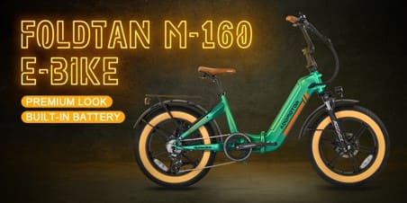The Next Big Thing in Biking: Addmotor Brand New Foldtan M-160 Folding Electric Bike