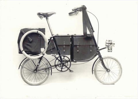 Fongers 1898 military folding bicycle