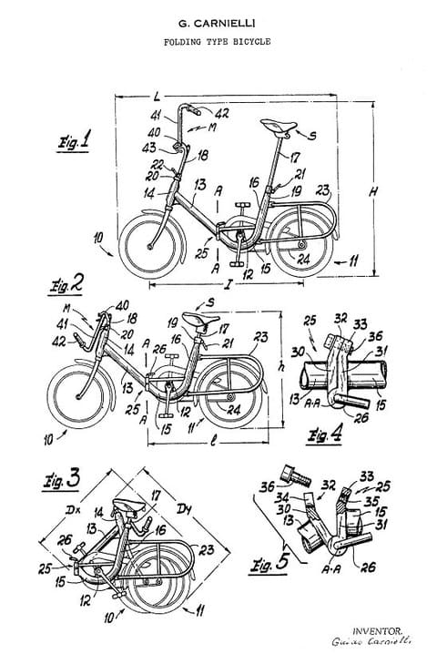 Graziella-folding-bike-patent-drawing