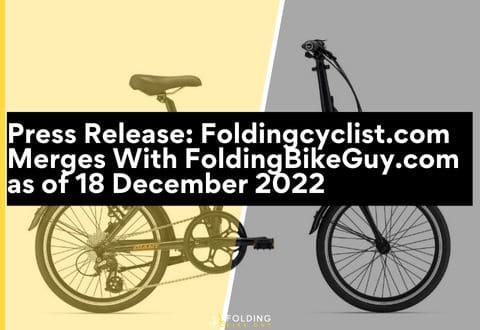 Press Release: Foldingcyclist.com Merges With FoldingBikeGuy.com as of 15 December 2022