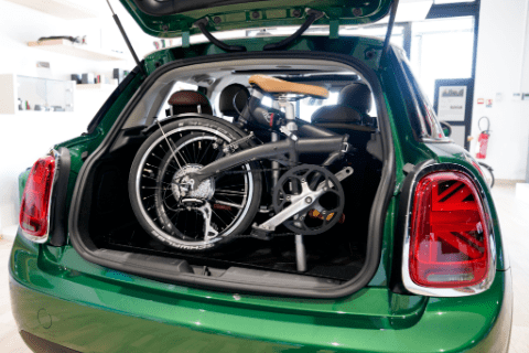 Transporting a Folding Bike in A Car