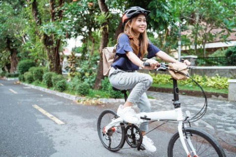 With A Folding Bike You Can Travel For Free
